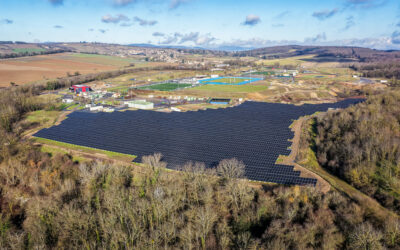Inauguration de la centrale photovoltaïque de La Grisière à Mâcon